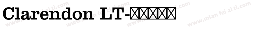 Clarendon LT字体转换